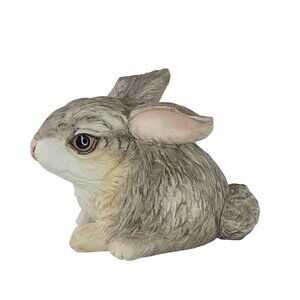 Boehm Edwatd Marshall Brown Bisque Porcelain 'Rabbit at Rest' Figurine USA 40087